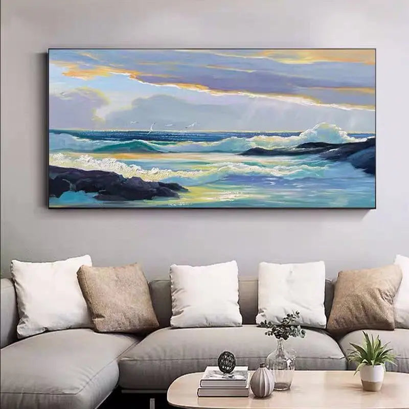 Horizontal Sea Scenery