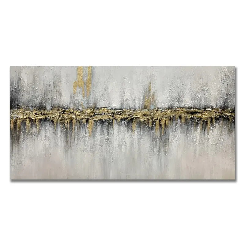 Gold Line Abstract Wall Art