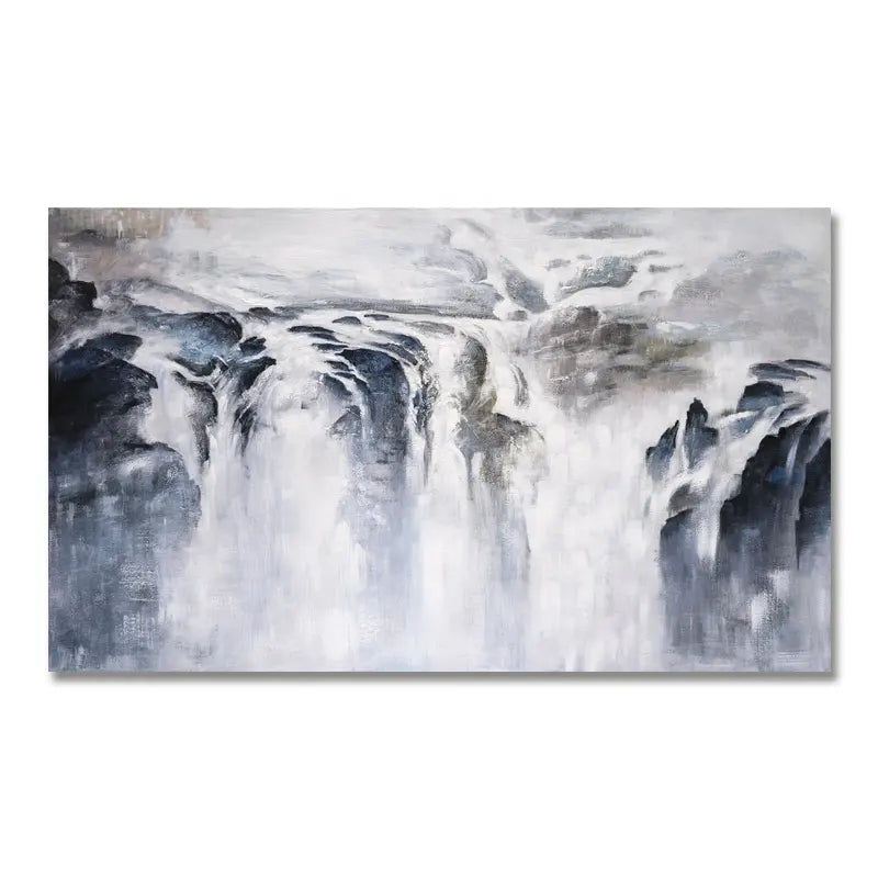 Waterfall Abstract Painting
