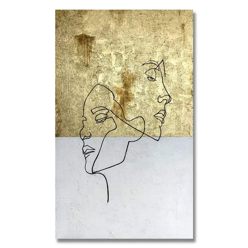 Faces Abstract Wall Art