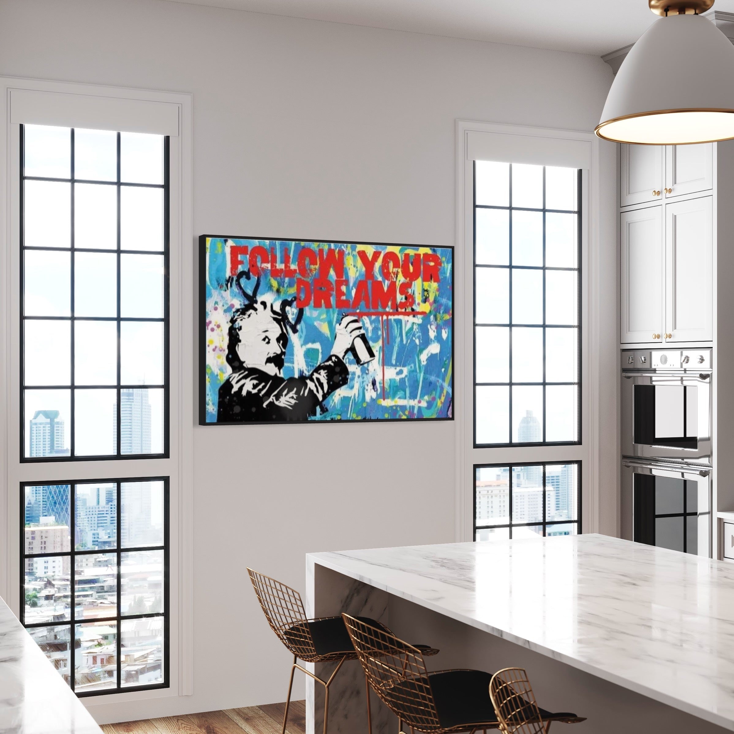 Einstein "Follow Your Dreams"