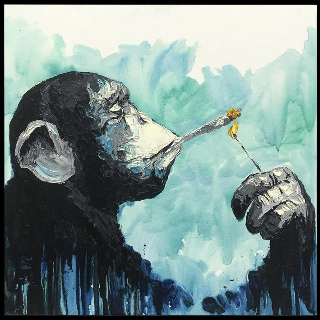 Abstract Funny Monkey