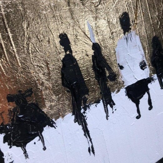 Winter Walk Abstract Wall Art