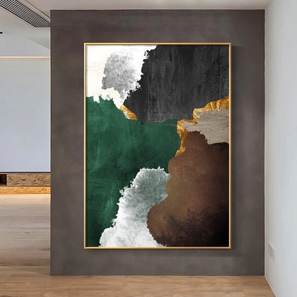 Mountain Spring Abstract Art