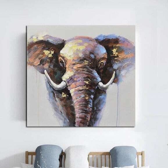 Elephant Abstract Wall Art. |Elephant Abstract Wall Art | Abstract Wall Art | Paints Lab