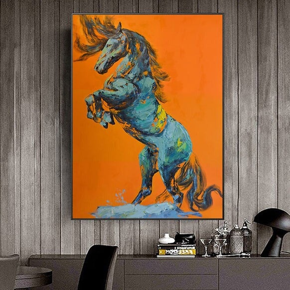 Horse Abstract Wall Art