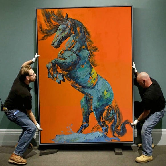 Horse Abstract Wall Art