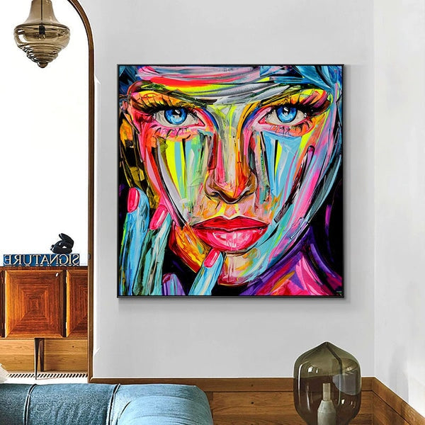 Face Abstract Wall Art