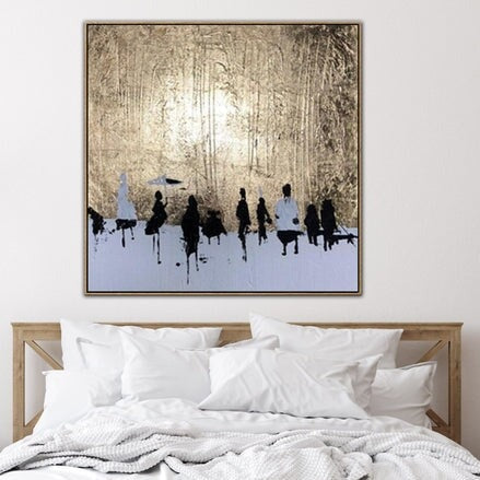 Winter Walk Abstract Wall Art