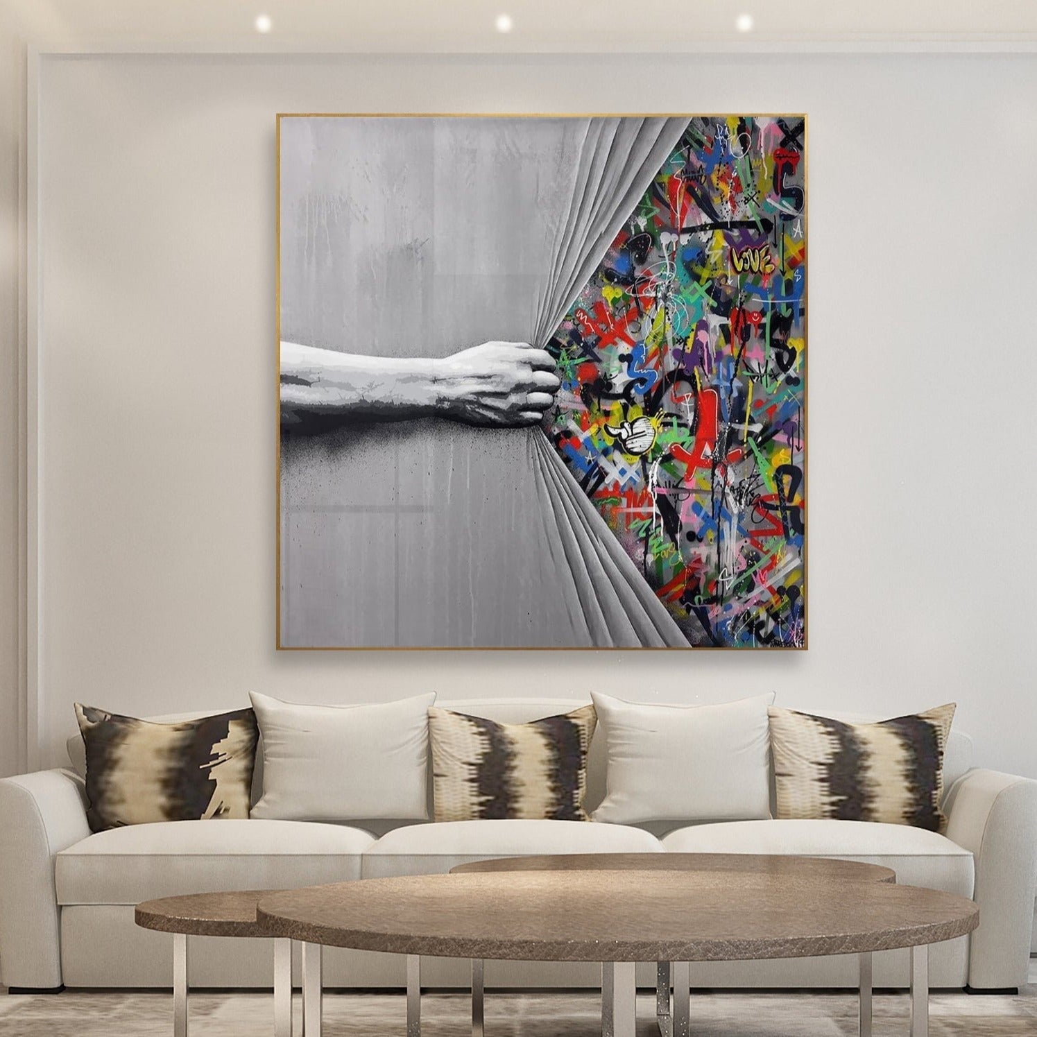 Graffiti Painting "Curtain"