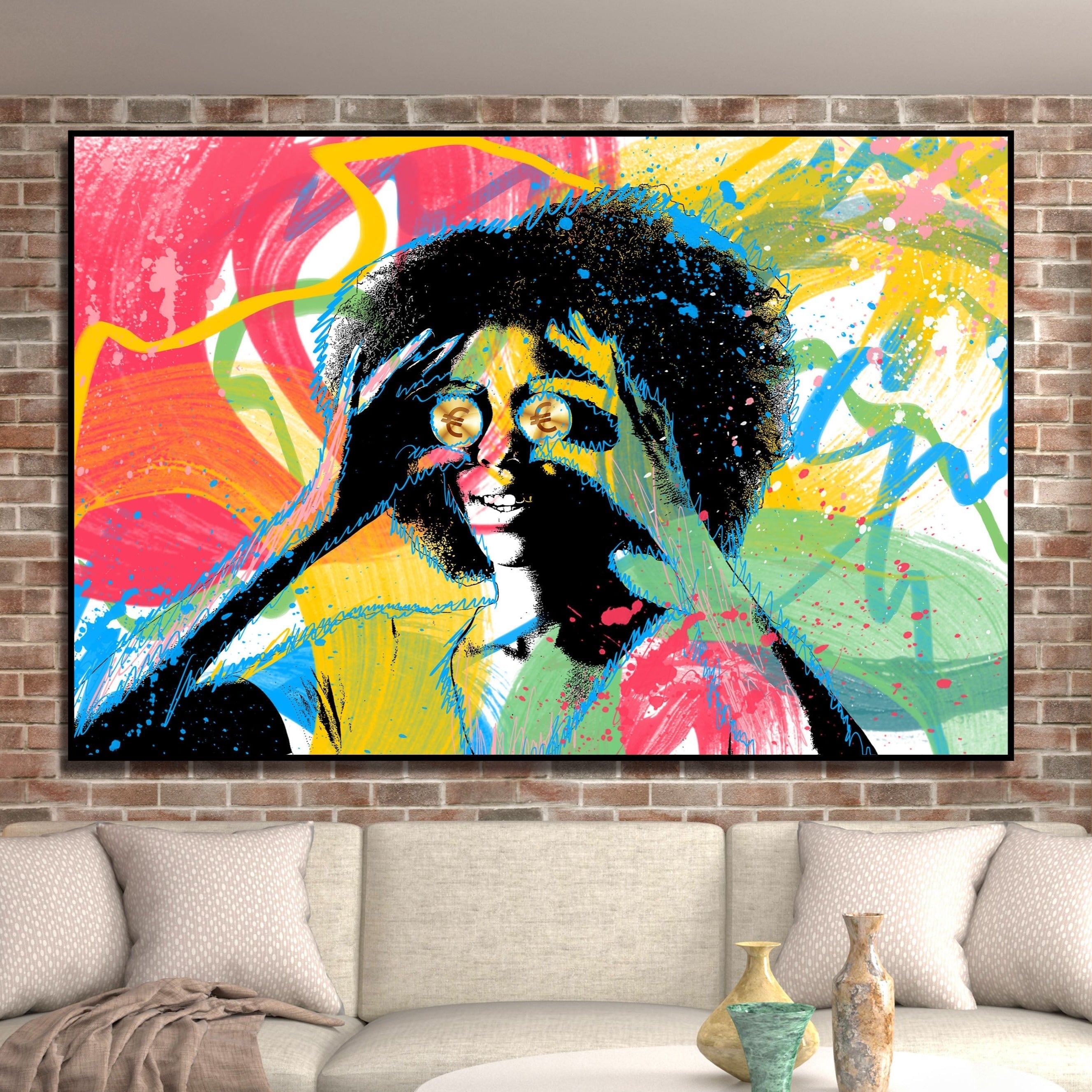 Graffiti Wall Art Painting - Graffiti Oil Painting - Paints Lab