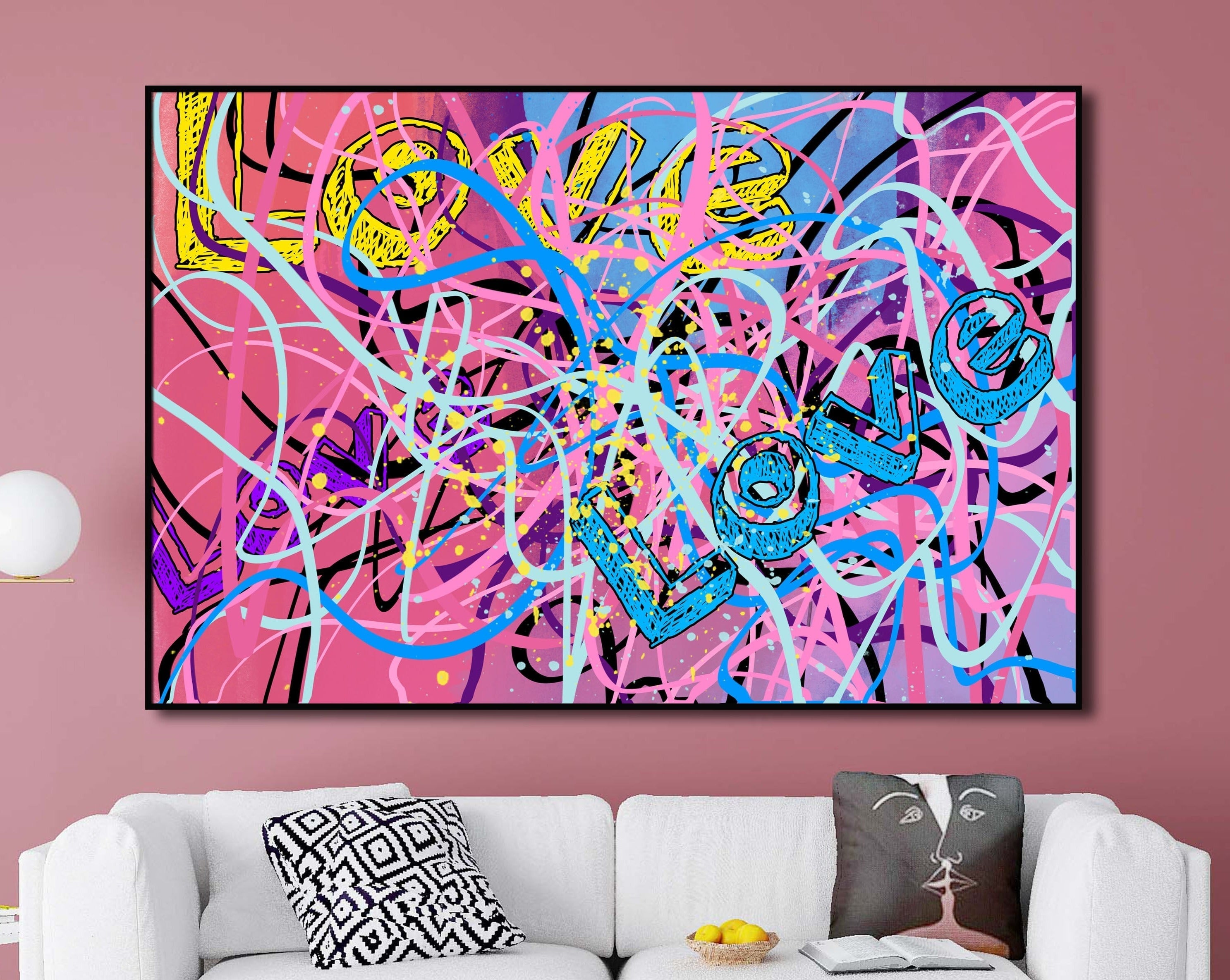 Love Graffiti Wall Art