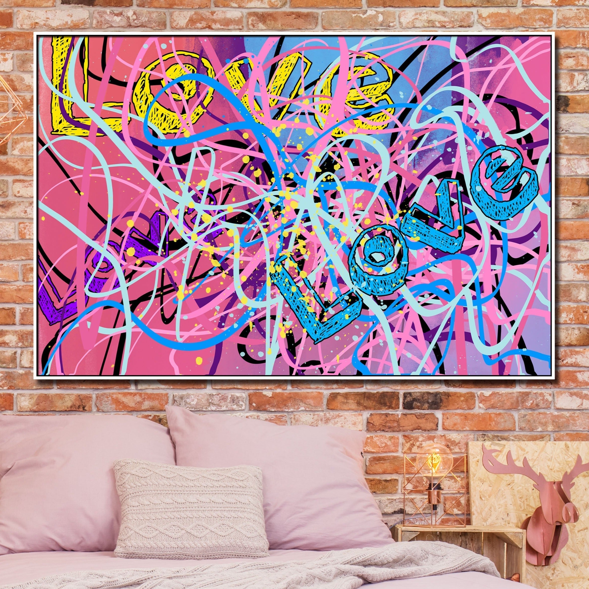 Love Graffiti Wall Art