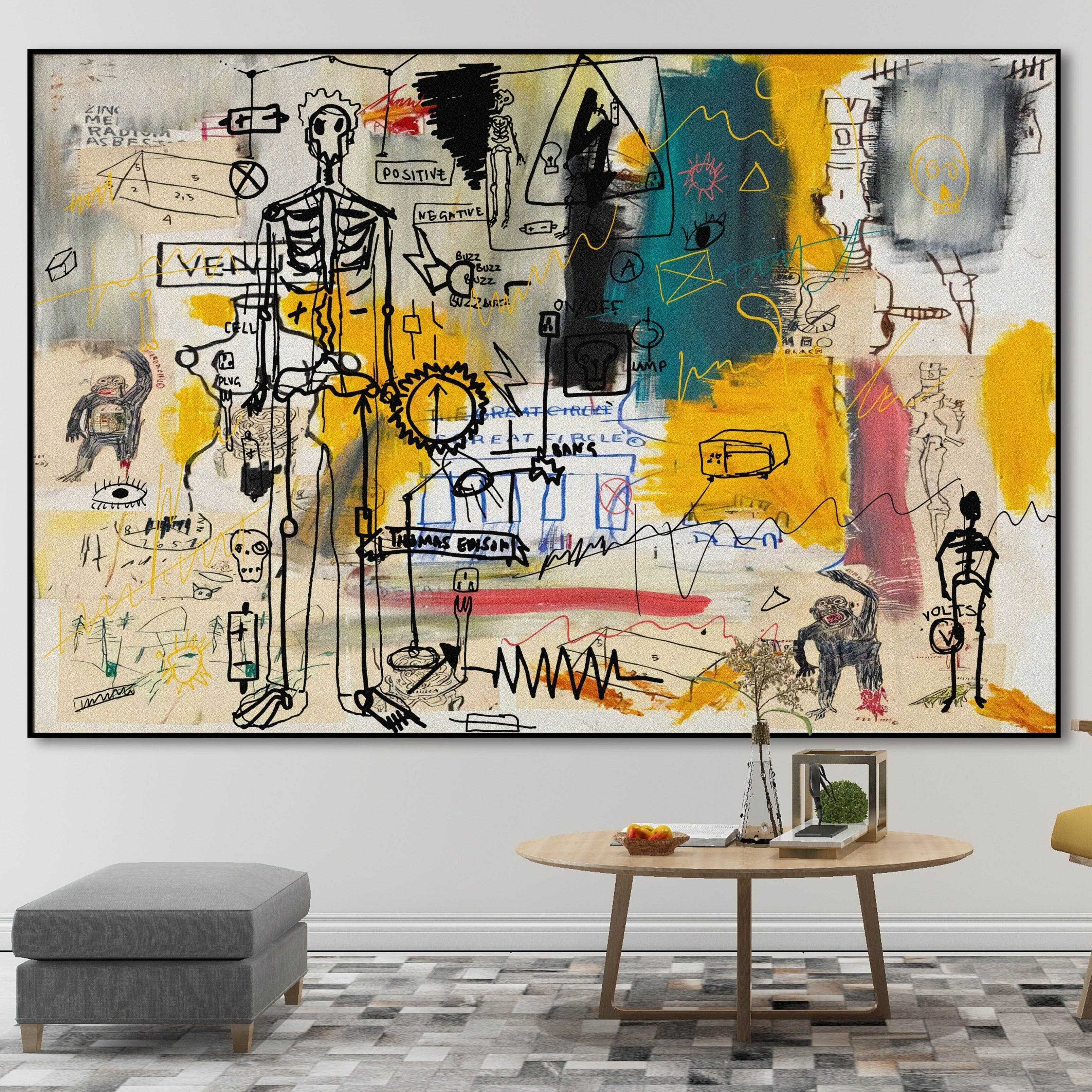 Modern Graffiti Wall Art