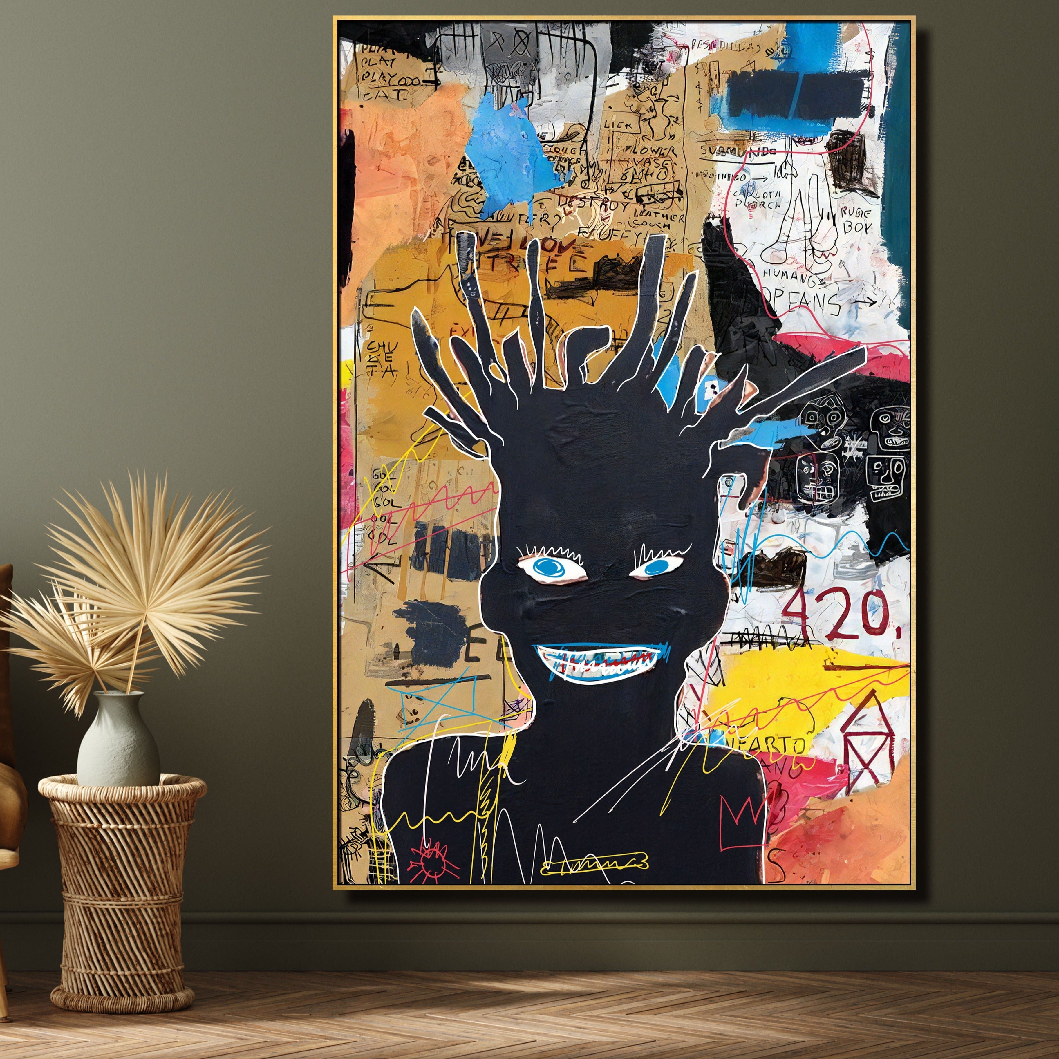 Contemporary Graffiti Wall Art