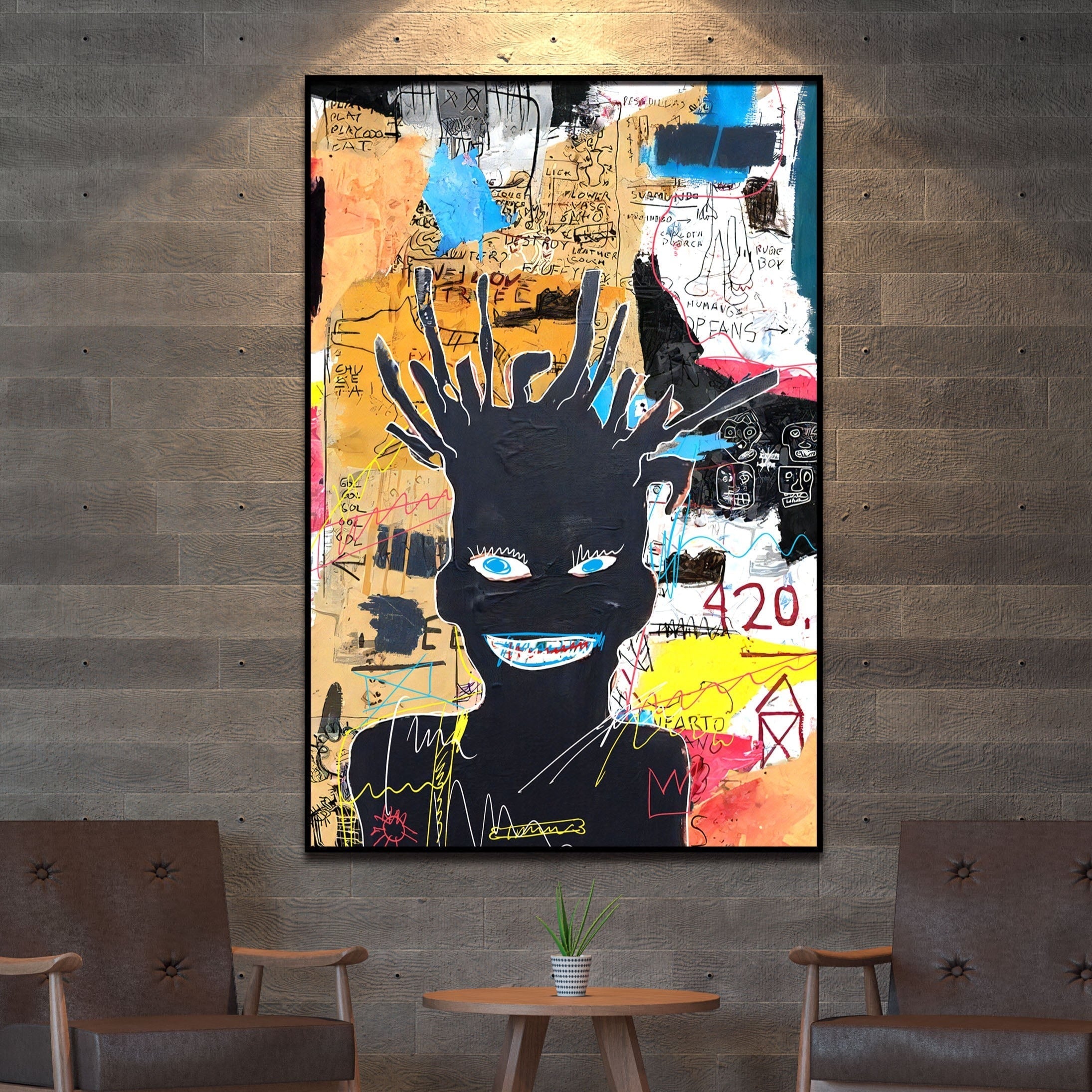 Contemporary Graffiti Wall Art