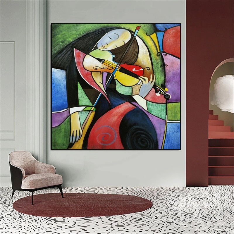 Musician Abstract Painting