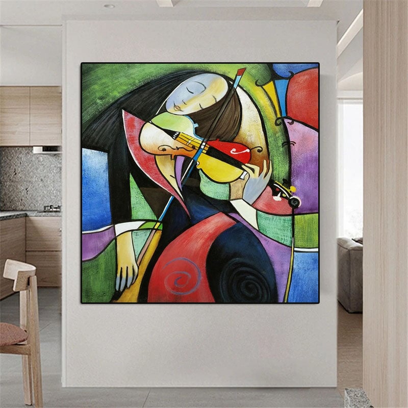 Musician Abstract Painting