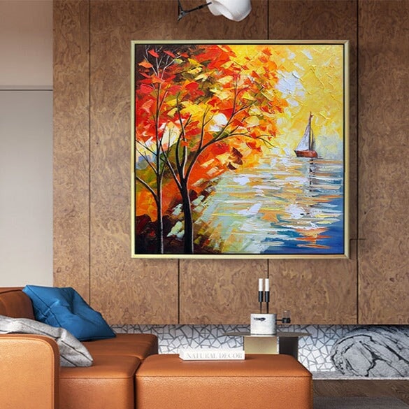 Sailboat Abstract Wall Art