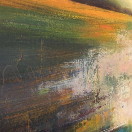 Rainbow Sky Abstract Wall Art