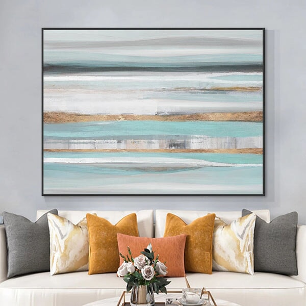 Sea Breeze Abstract Wall Art