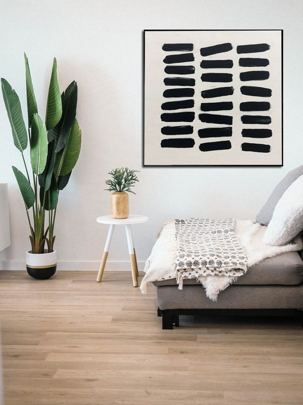 Black Sleepers Abstract Art