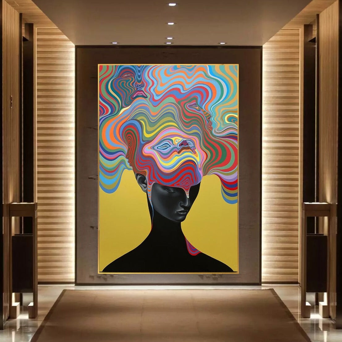 Modern Gallery Style PaintingModern Gallery Style Painting - Modern Gallery Wall Art