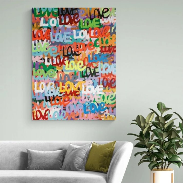 Love Canvas Wall Art