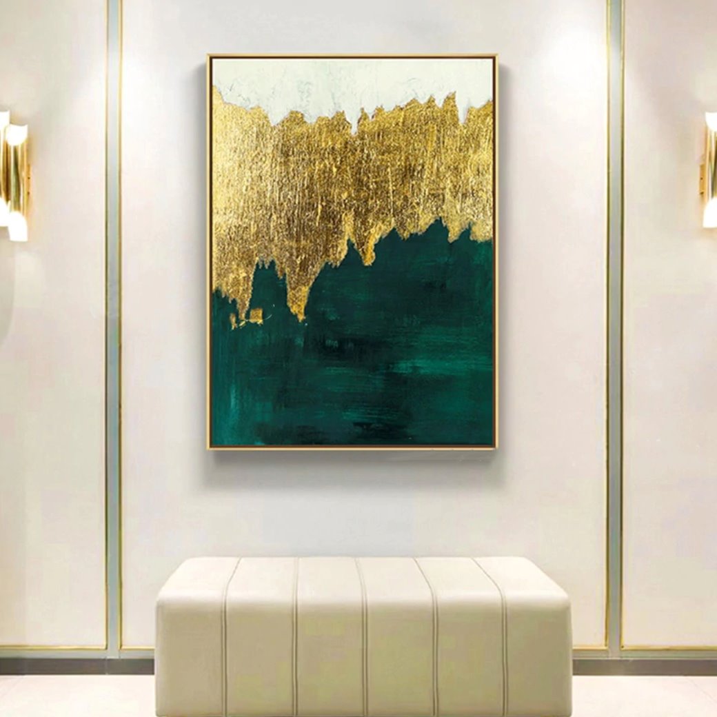 Luxurious Green & Gold