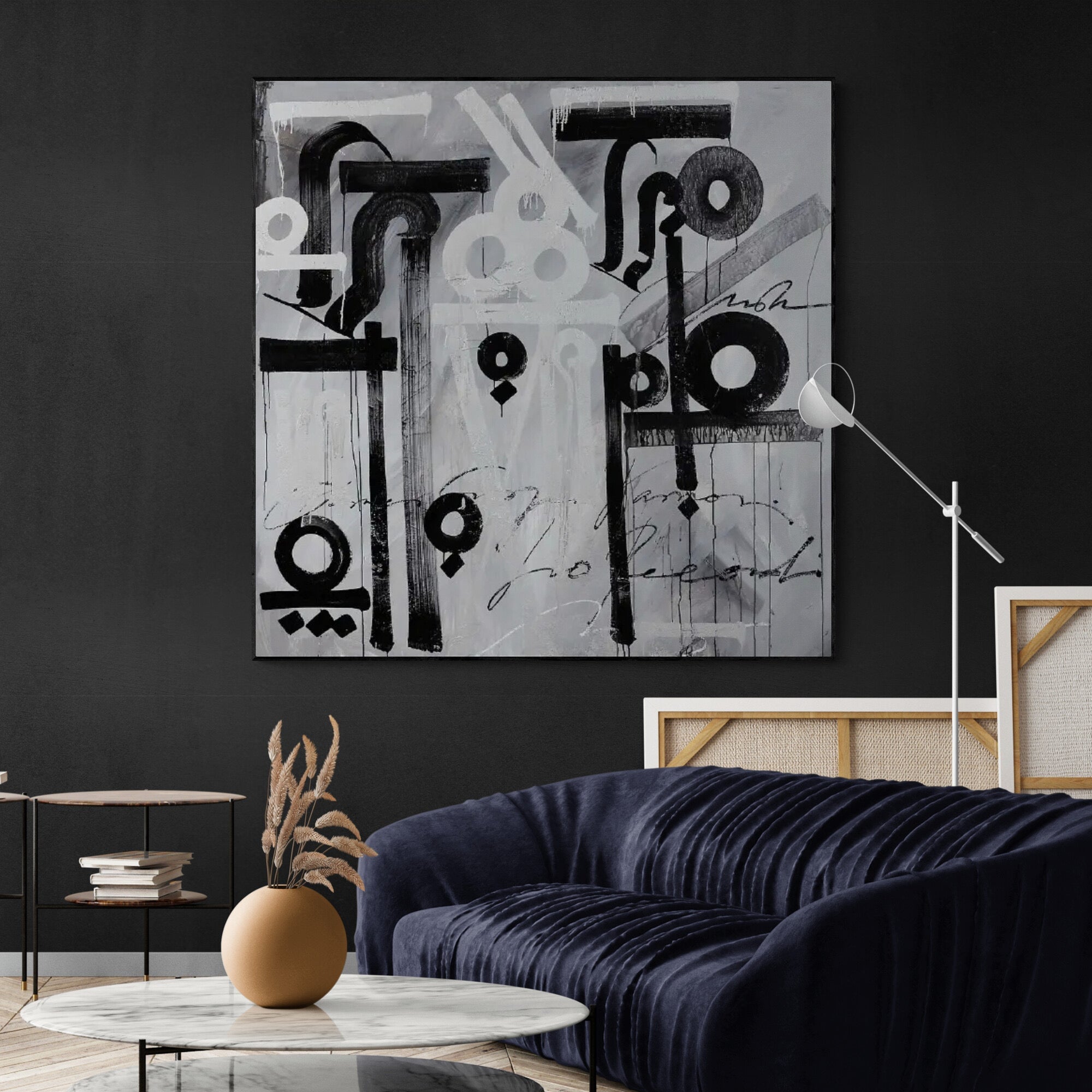 Abstract Caligraffiti