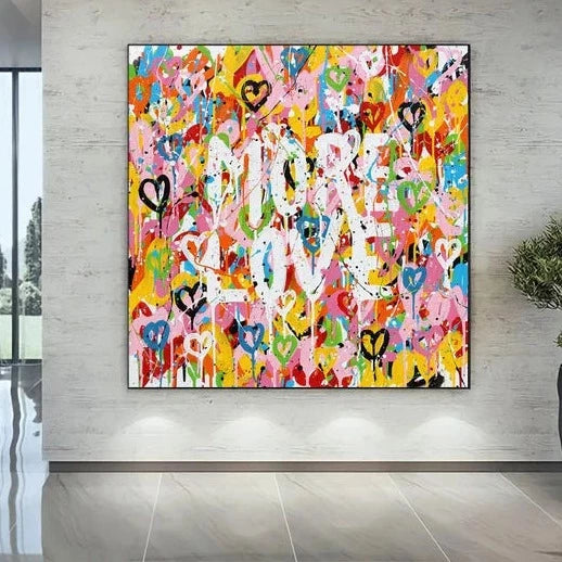 Graffiti Painting "More Love"