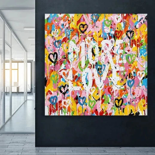 Graffiti Painting "More Love"