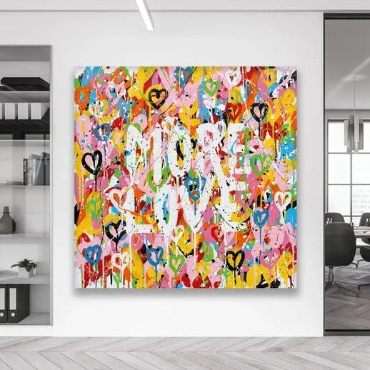 Graffiti Painting "More Love"