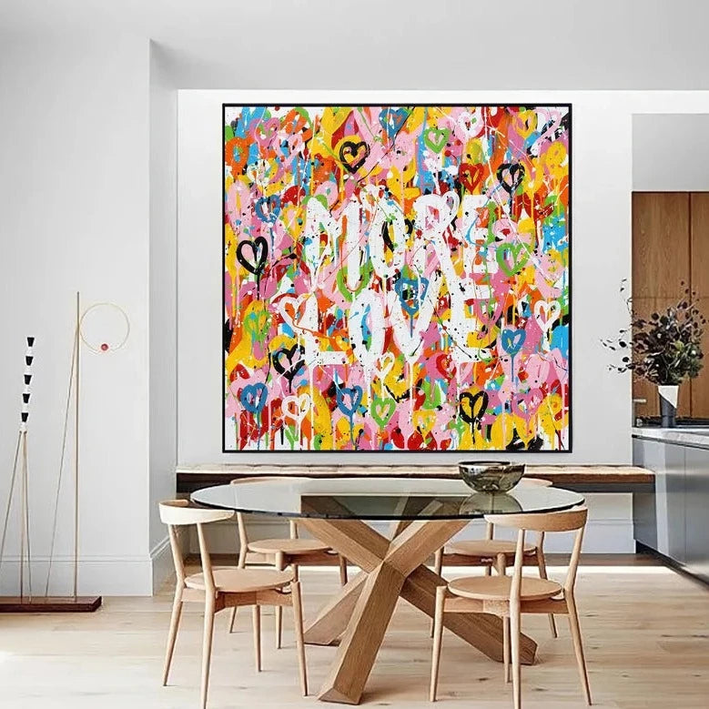 Graffiti Painting "More Love"