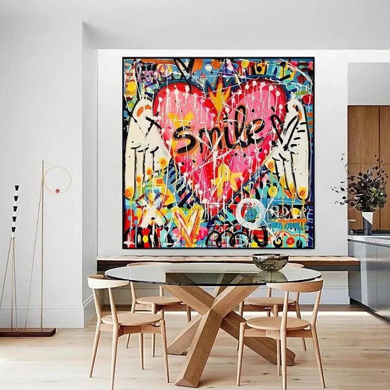 Graffiti Wall Art "Smile"