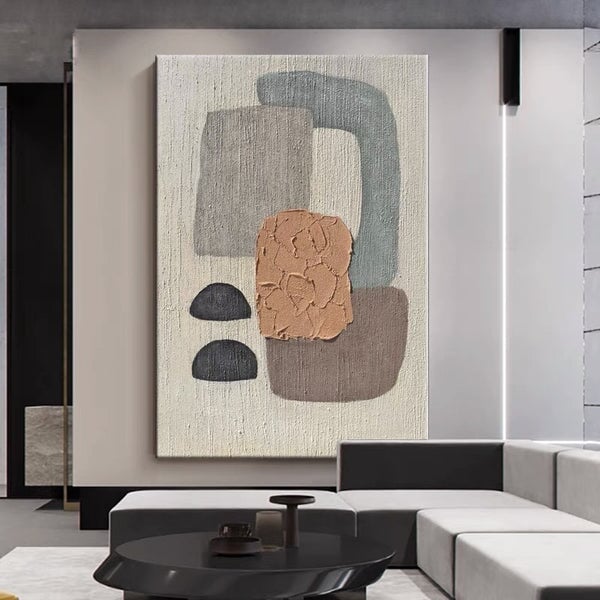 Colorful Figurines Abstract Wall Art