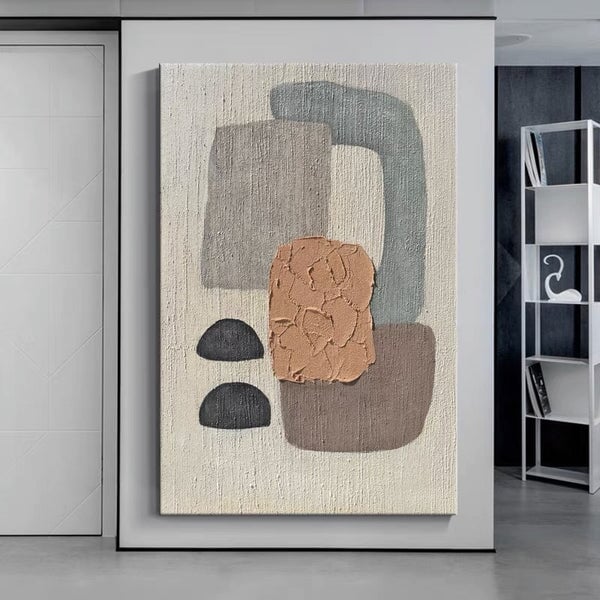 Colorful Figurines Abstract Wall Art