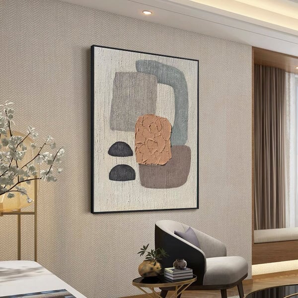 Colorful Figurines Abstract Wall Art