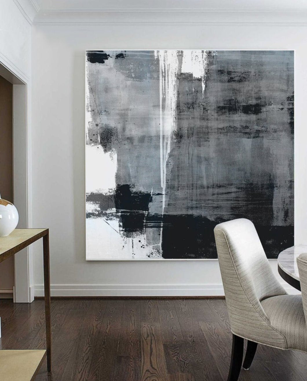 Gray Haze Abstract Wall Art