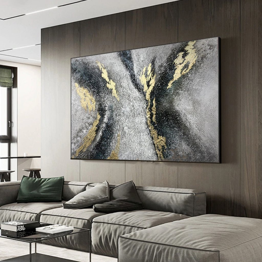 Gold Abstract Wall Art