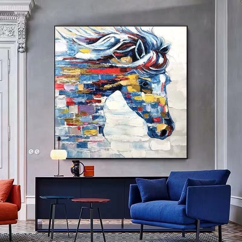Horse Abstract Wall Art