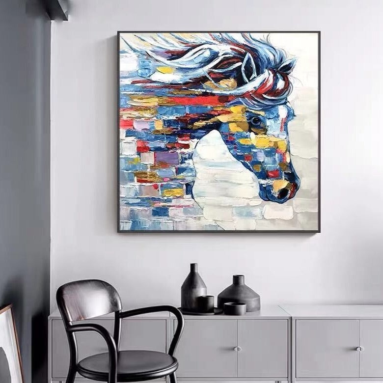 Horse Abstract Wall Art
