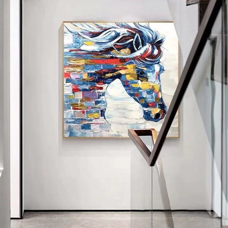 Horse Abstract Wall Art