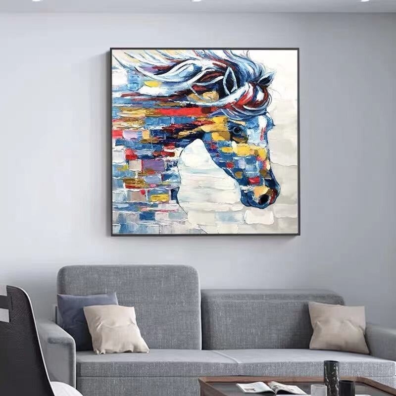 Horse Abstract Wall Art