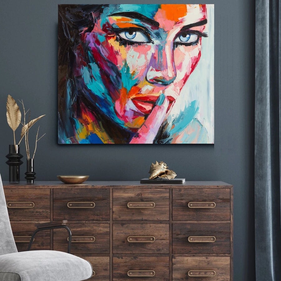 Woman Abstract Wall Art