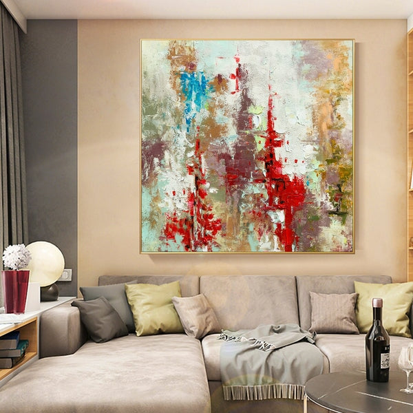 Colorful Palette Abstract Art
