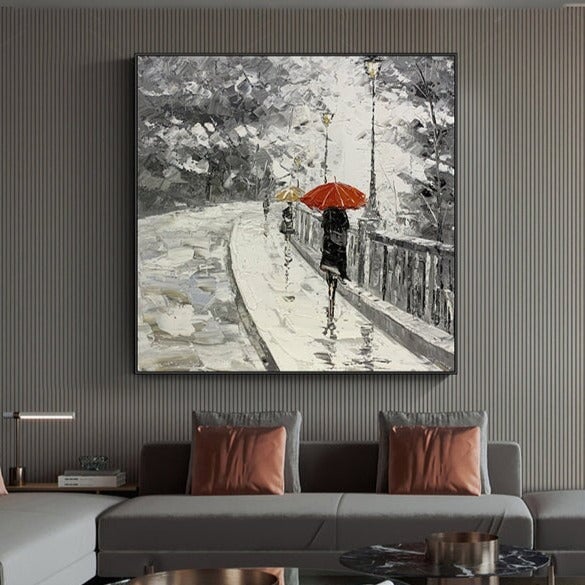 Rainy Day Abstract Art