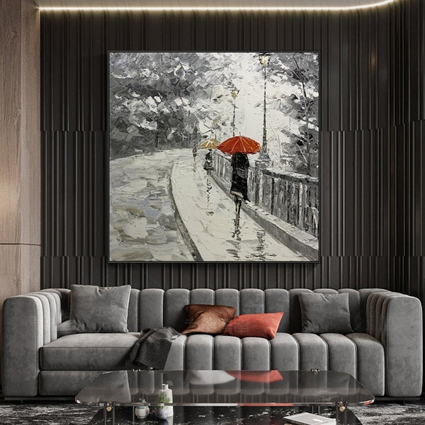 Rainy Day Abstract Art