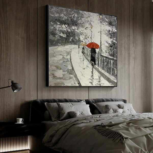 Rainy Day Abstract Art