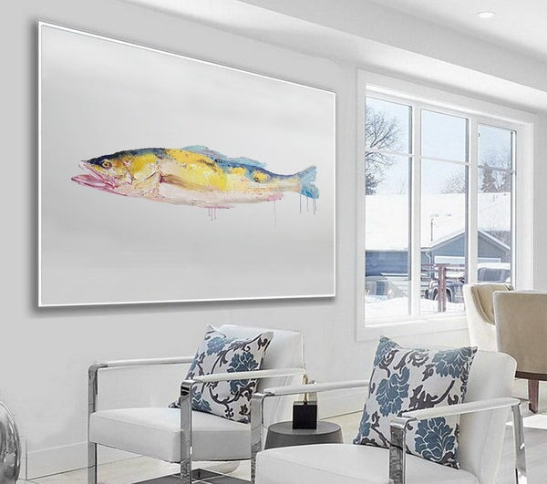Fish Abstract Wall Art